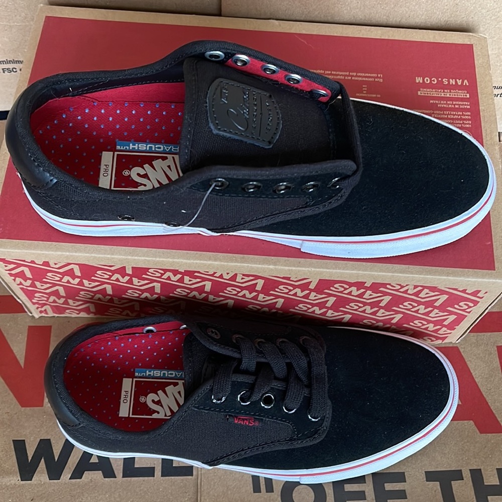 Vans Chima Ferguson Pro Black/White/Chili Pepper sneakers WMNS - Picture 3 of 16